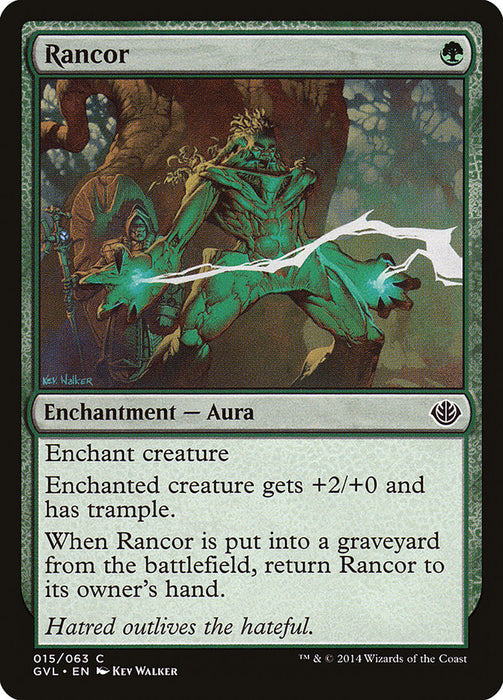 Rancor (Garruk vs. Liliana) [Duel Decks Anthology]