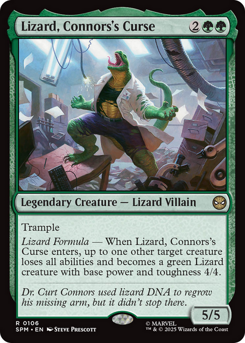 Lizard, Connors's Curse [Marvel's Spider-Man]