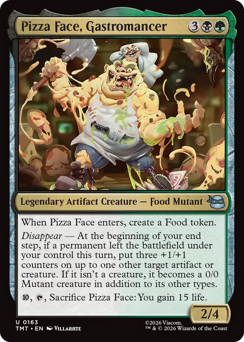 Pizza Face, Gastromancer [Teenage Mutant Ninja Turtles]