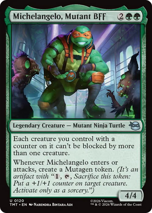 Michelangelo, Mutant BFF [Teenage Mutant Ninja Turtles]
