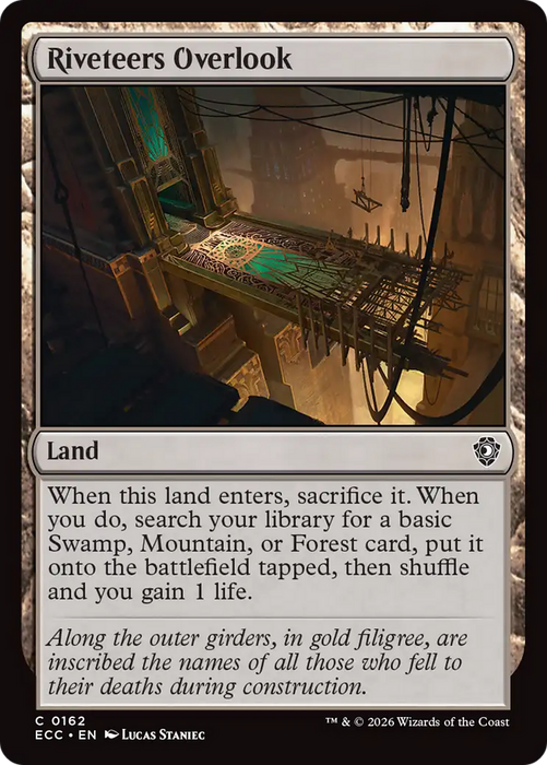Riveteers Overlook [Lorwyn Eclipsed Commander]
