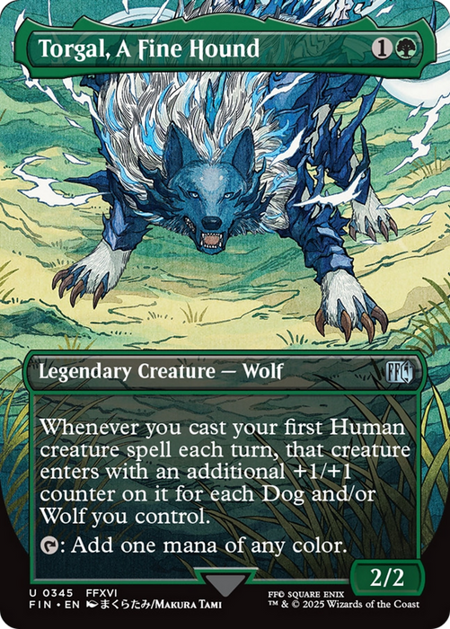 Torgal, A Fine Hound (Borderless) [FINAL FANTASY]