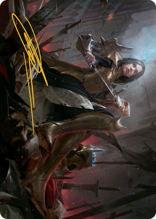 Marchesa, Resolute Monarch Art Card (Gold-Stamped Signature) [March of the Machine Art Series]