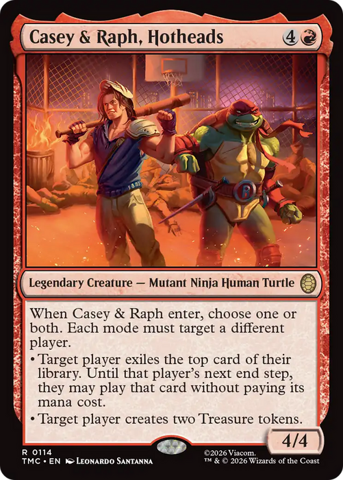 Casey & Raph, Hotheads [Teenage Mutant Ninja Turtles Commander]