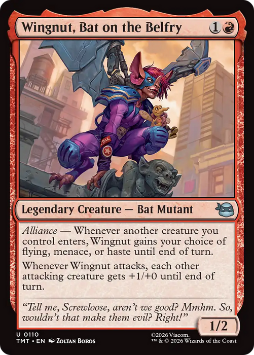 Wingnut, Bat on the Belfry [Teenage Mutant Ninja Turtles]
