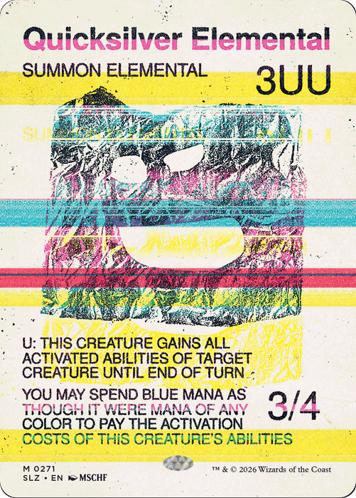 Quicksilver Elemental (0271) [Secret Lair x MSCHF: The Zeta Set]