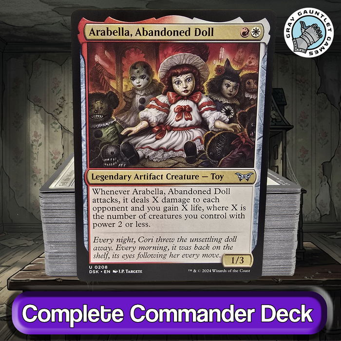 Arabella, Abandoned Doll COMMANDER DECK | Custom MTG EDH Deck Arabella, Abandoned Doll COMMANDER DECK | Custom MTG EDH Deck