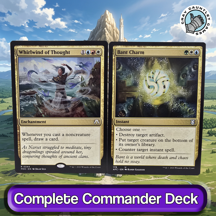 Aragorn, the Uniter COMMANDER DECK Spellslinger Charms Multicolor MTG Custom EDH