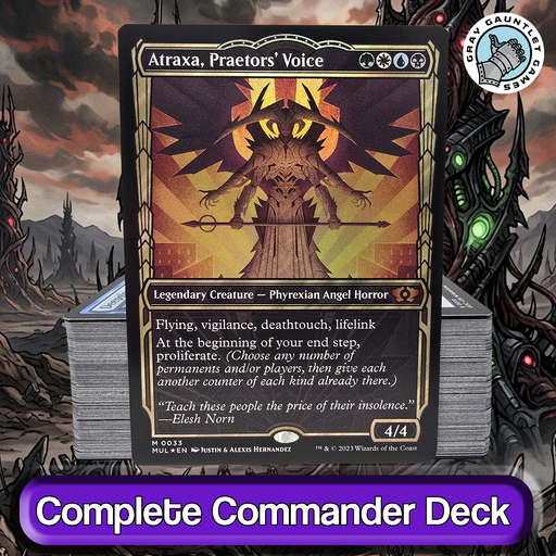 atraxa mtg commander deck Amazon.com: Elite Planeswalker Commander Deck - EDH - Atraxa, Praetor's Voice - Custom Built - Magic The Gathering - MTG