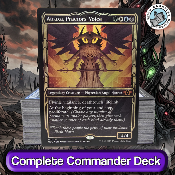 Atraxa, Praetors' Voice COMMANDER DECK Infect Proliferate MTG Custom Edh Magic