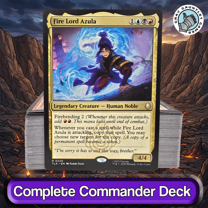 Fire Lord Azula COMMANDER DECK Spellslinger Copy Avatar MTG Custom Edh Magic