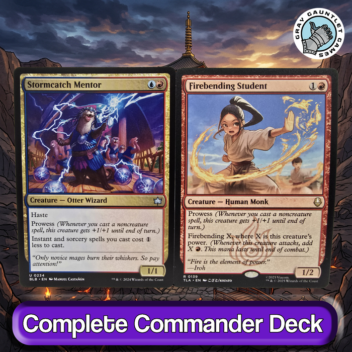 Fire Lord Azula COMMANDER DECK Spellslinger Copy Avatar MTG Custom Edh Magic