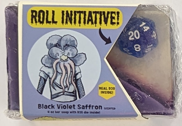 Hipp & Horn | Roll Initiative Soap | Black Violet Saffron