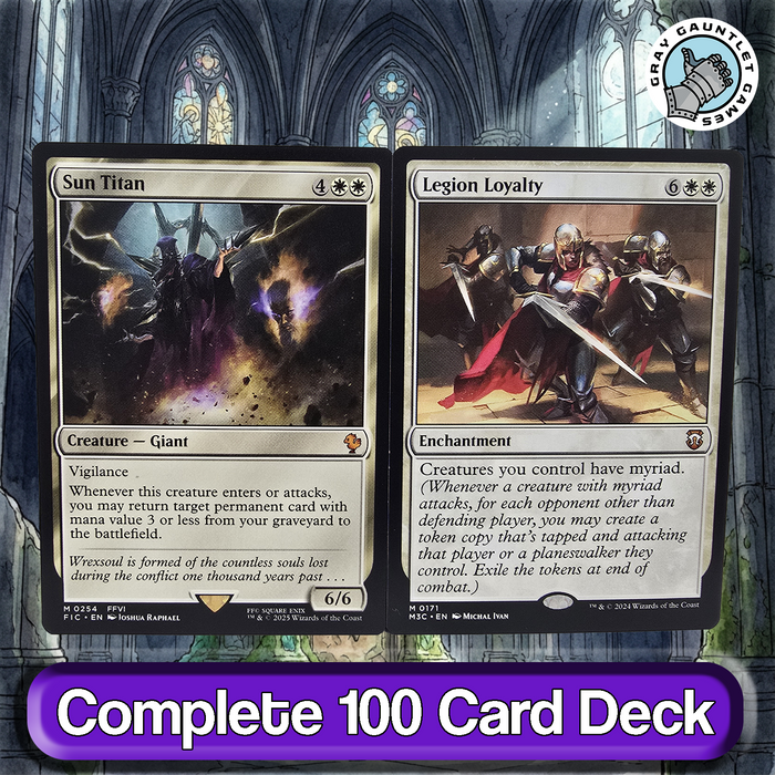 Brago, King Eternal COMMANDER DECK Azorius Blink Control MTG Custom EDH Magic
