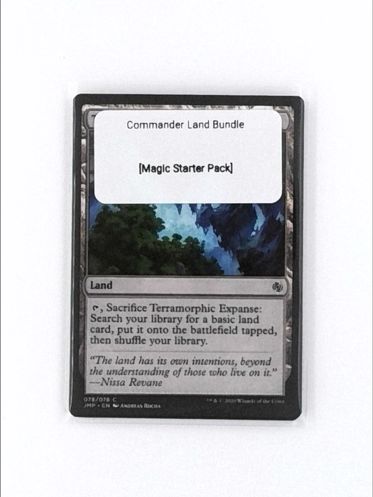 Commander Land Bundle Set EDH Deck Staples Lot MTG Mana Kit Magic The Gathering [Magic Starter Pack]