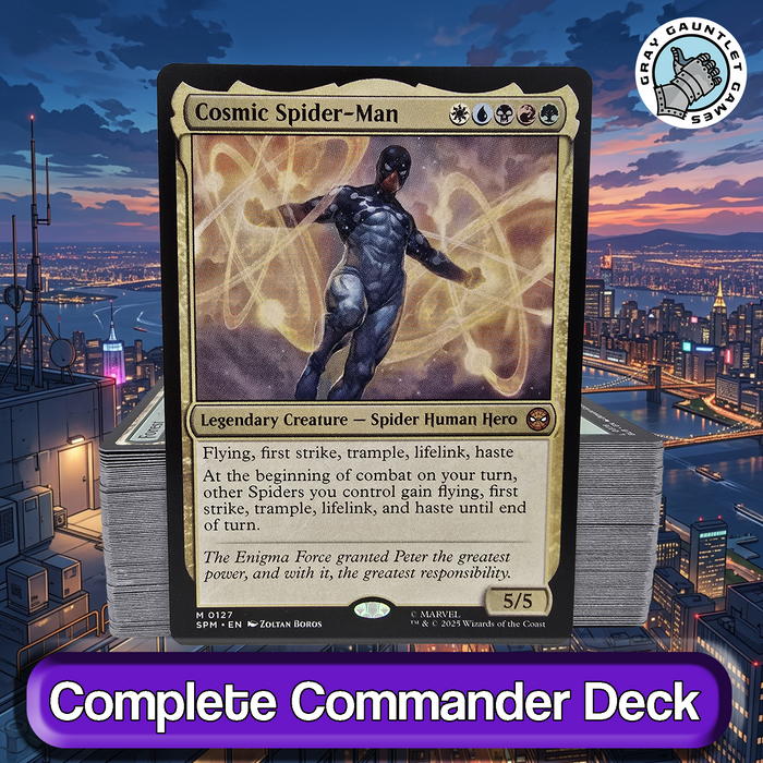 Cosmic Spider-Man COMMANDER DECK 5-Color Spider Verse Legends MTG Custom EDH