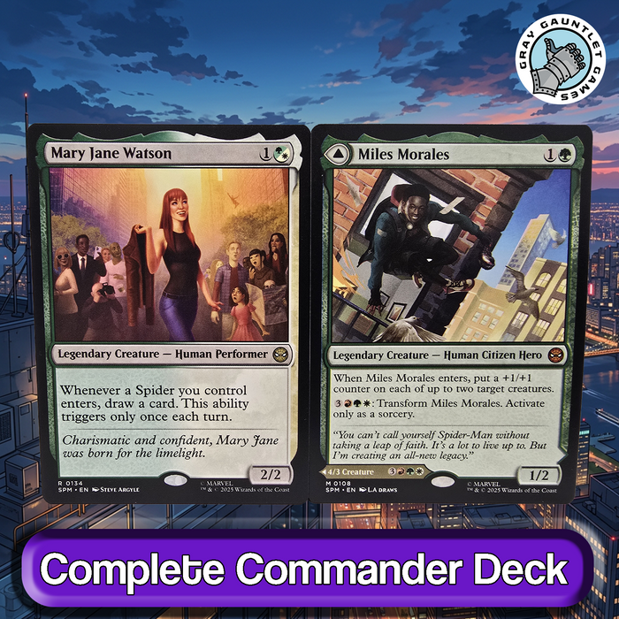 Cosmic Spider-Man COMMANDER DECK 5-Color Spider Verse Legends MTG Custom EDH