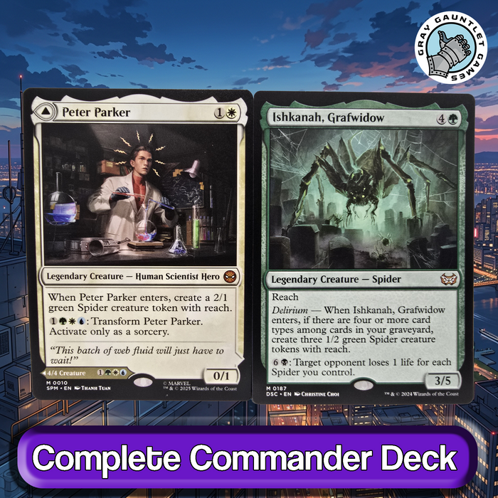 Cosmic Spider-Man COMMANDER DECK 5-Color Spider Verse Legends MTG Custom EDH