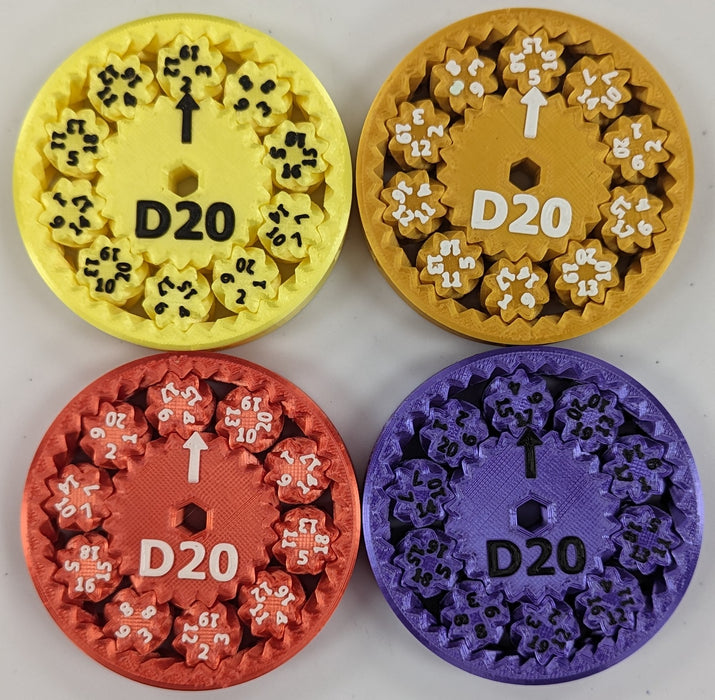 Dice Spinner | D20 (Assorted Colors)
