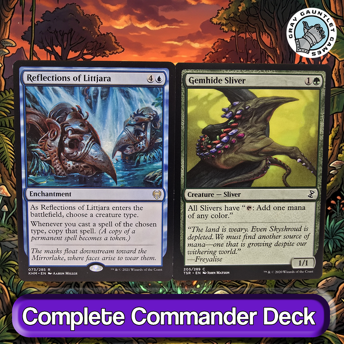 The First Sliver COMMANDER DECK Sliver Tribal MTG Custom Edh Magic