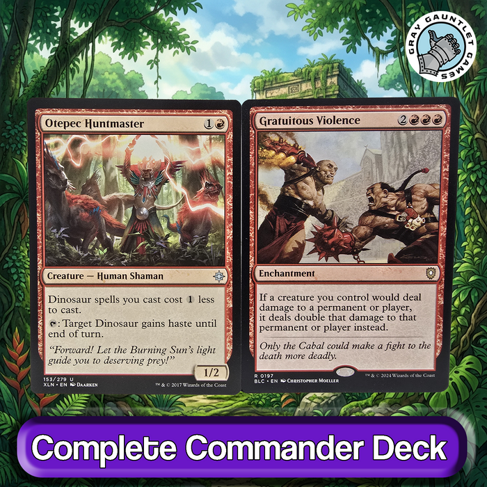 Gishath, Sun's Avatar COMMANDER DECK Dinosaur Ramp Stompy Naya MTG Custom EDH