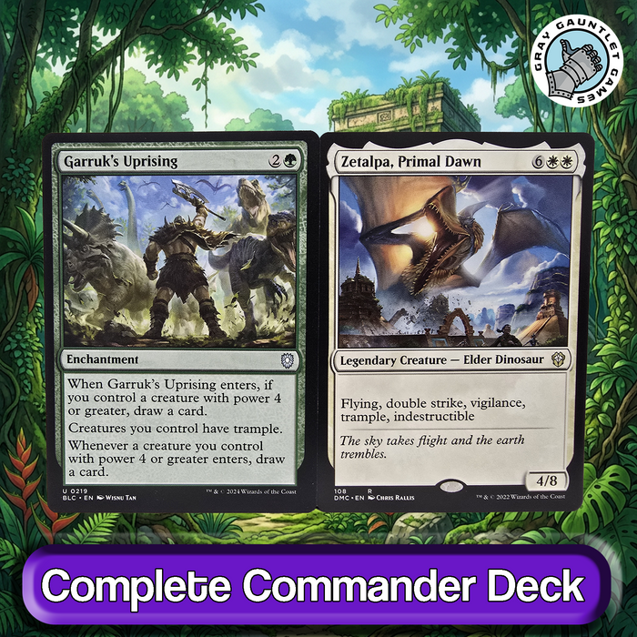 Gishath, Sun's Avatar COMMANDER DECK Dinosaur Ramp Stompy Naya MTG Custom EDH