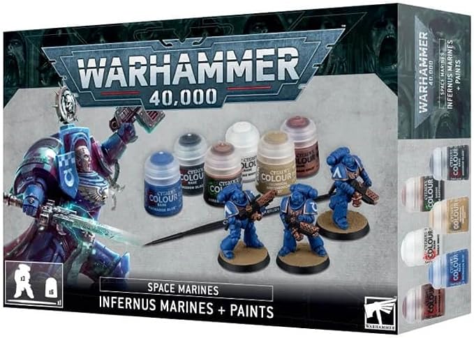 Warhammer 40K | Infernus Marines + Paints