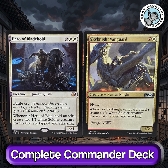 Isshin, Two Heavens as One COMMANDER DECK Attack Triggers Mardu MTG Custom EDH
