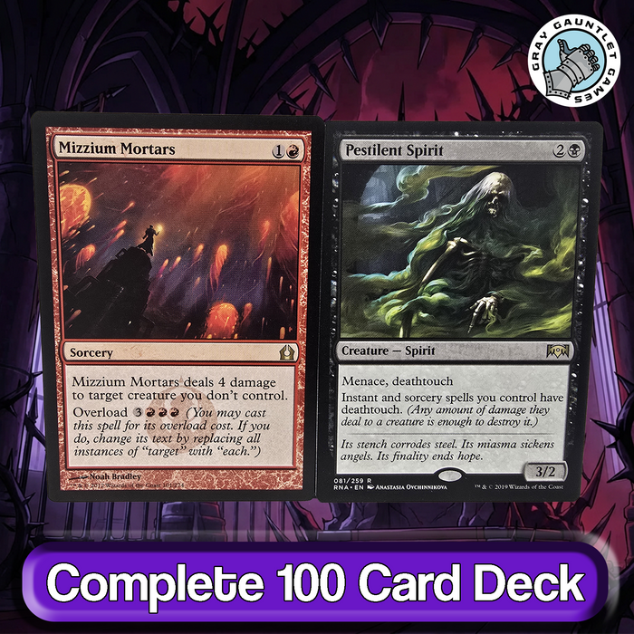Judith, Carnage Connoisseur COMMANDER DECK Spellslinger MTG Custom EDH Magic