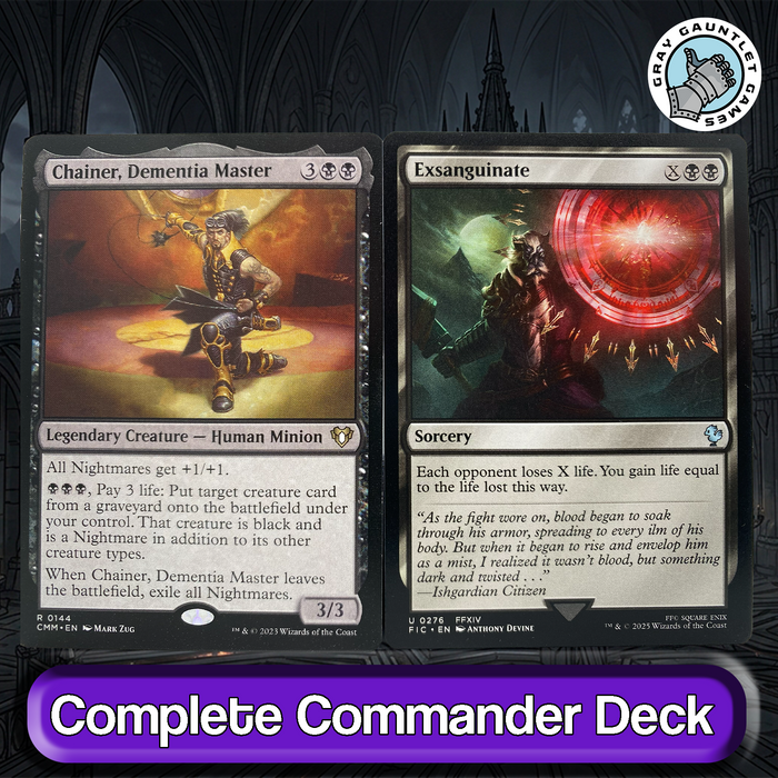K'rrik, Son of Yawgmoth COMMANDER DECK Black Life Drain MTG Custom Edh Magic