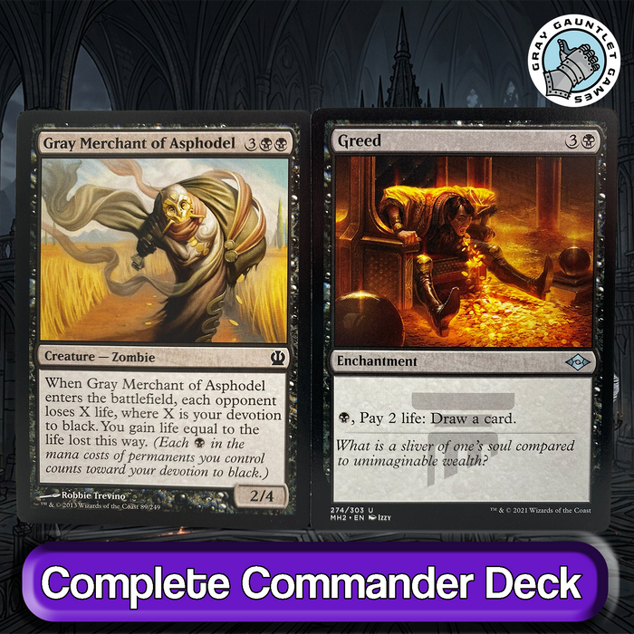 K'rrik, Son of Yawgmoth COMMANDER DECK Black Life Drain MTG Custom Edh Magic