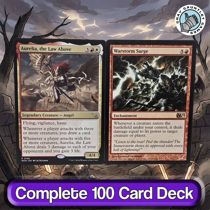 Two trading cards with game text and artwork on a dark, forest-like background.