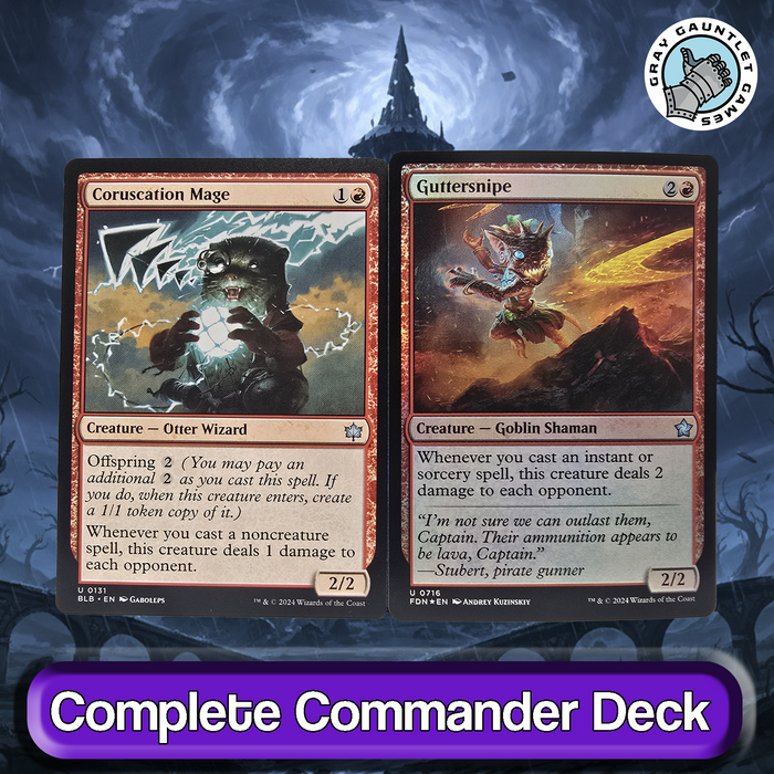 Kuja, Genome Sorcerer COMMANDER DECK Final Fantasy Burn MTG Custom Edh Magic