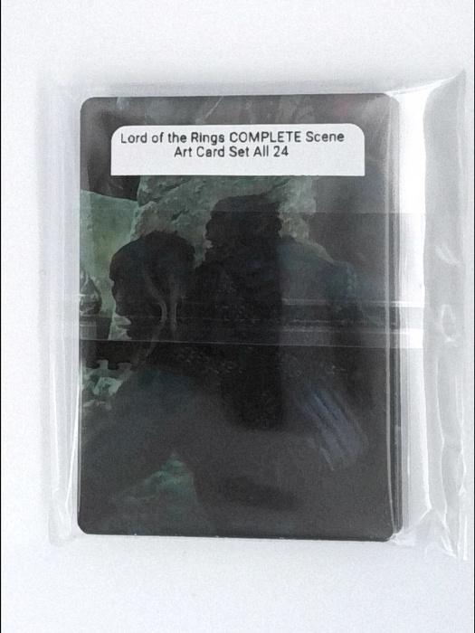 Lord of the Rings COMPLETE Scene Art Card Set All 24 MTG Magic LOTR Middle Earth [Magic Starter Pack]