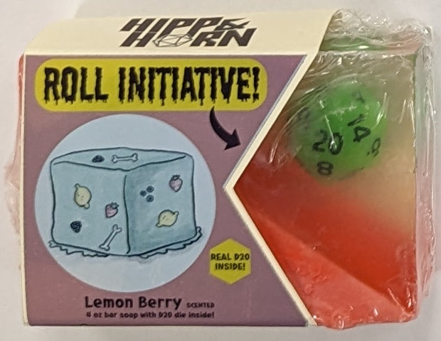 Hipp & Horn | Roll Initiative Soap | Lemon Berry