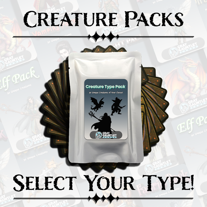 MTG Creature Type Pack - 30 Assorted Creatures Of The Same Type - All Unique!