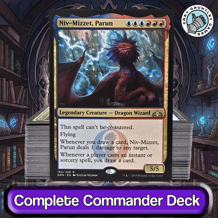 Niv-Mizzet, Parun COMMANDER DECK Spellslinger Draw Combo MTG Custom EDH Magic
