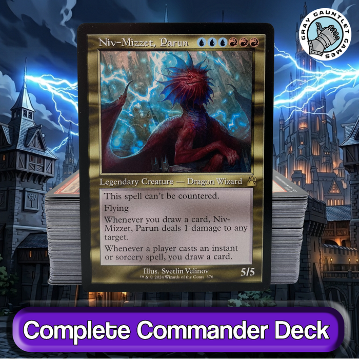 Niv-Mizzet, Parun COMMANDER DECK Spellslinger Draw Combo MTG Custom Edh Magic