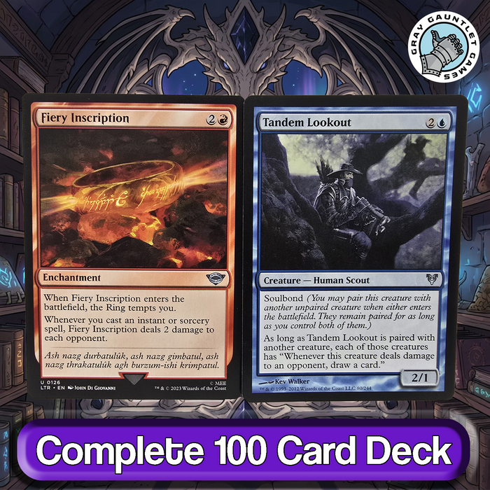 Niv-Mizzet, Parun COMMANDER DECK Spellslinger Draw Combo MTG Custom EDH Magic