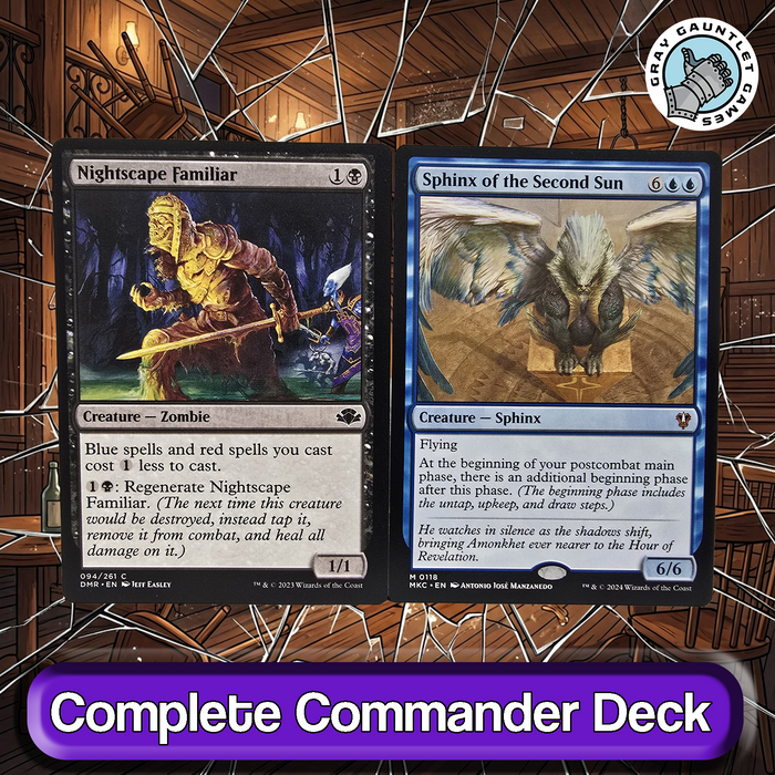 Obeka, Splitter of Seconds COMMANDER DECK Extra Upkeeps Grixis MTG Custom EDH