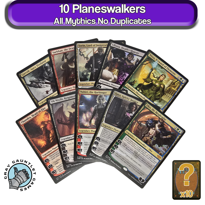 Planeswalkers Collection Lot of 10 ALL MYTHIC RARE MTG Magic The Gathering Pack [Magic Starter Pack]