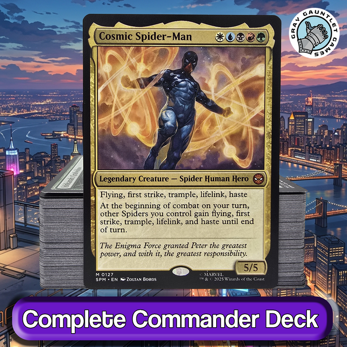 Cosmic Spider-Man COMMANDER DECK Spider Tribal Legends Web MTG Custom Edh Magic