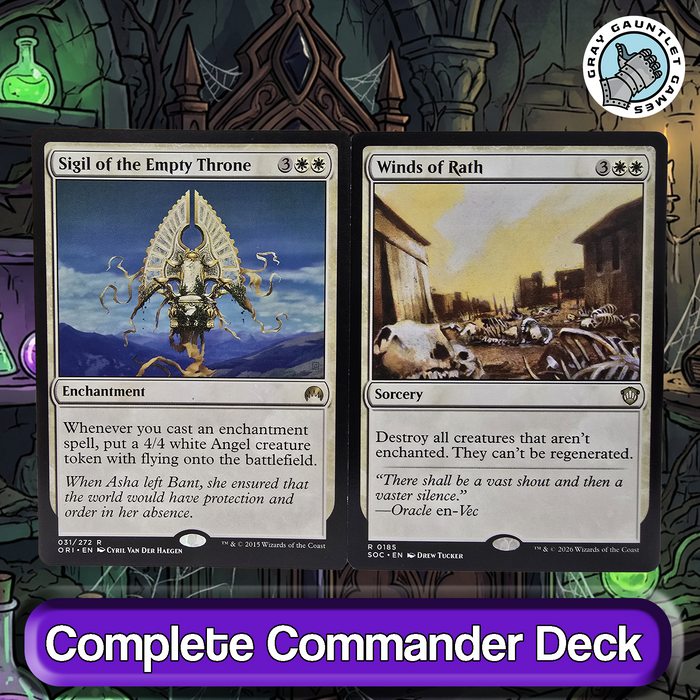 Eriette of the Charmed Apple COMMANDER DECK Auras Lifedrain MTG Custom Edh Magic