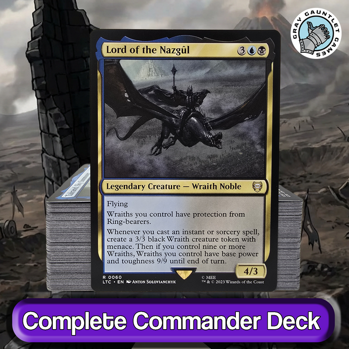 mtg nazgul commander deck Lord of the Nazgul LotR INSTANTS and SORCERIES Magic MTG Custom Comman