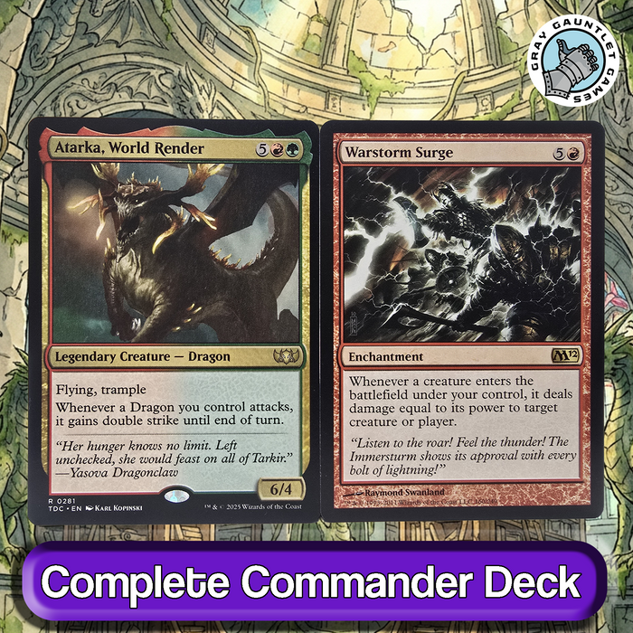 Miirym, Sentinel Wyrm COMMANDER DECK Dragon Tribal Copy MTG Custom Edh Magic