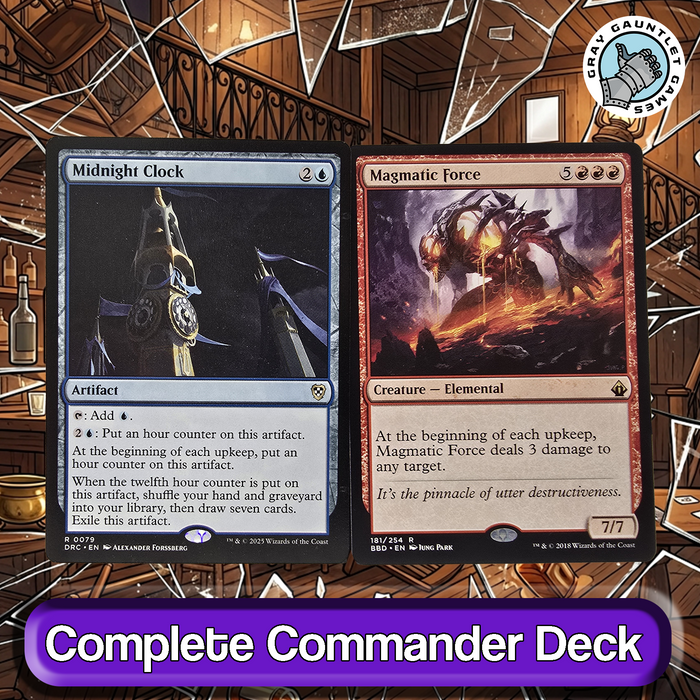 Obeka, Splitter of Seconds COMMANDER DECK Upkeep Triggers MTG Custom Edh Magic
