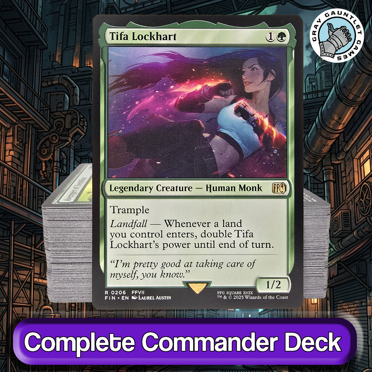 Tifa Lockhart COMMANDER DECK