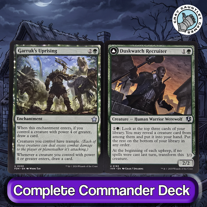 Tovolar, Dire Overlord COMMANDER DECK Werewolf Typal Aggro MTG Custom Edh Magic