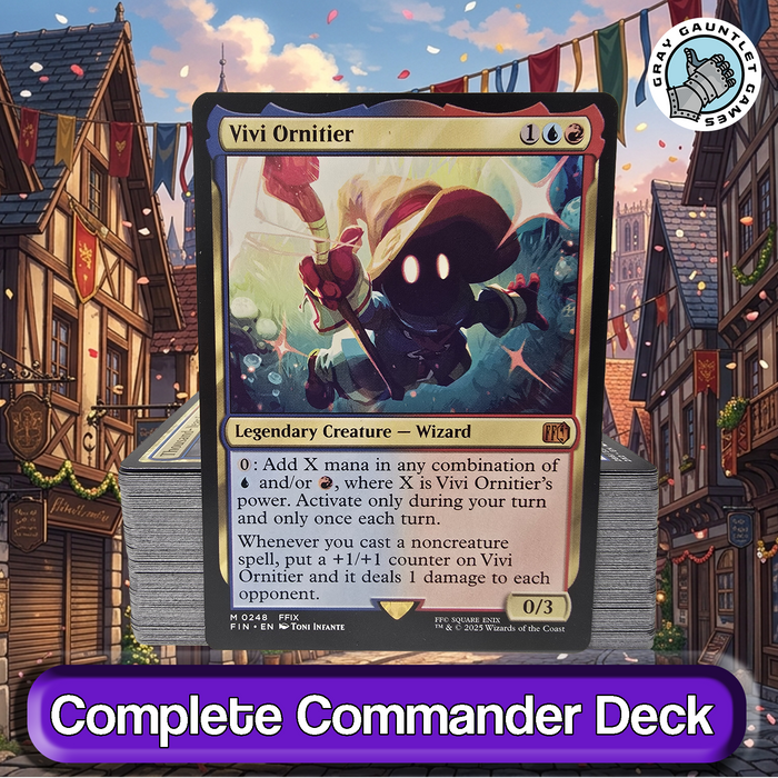 Vivi Ornitier COMMANDER DECK Spellslinger Tokens Burn MTG Custom Edh Magic