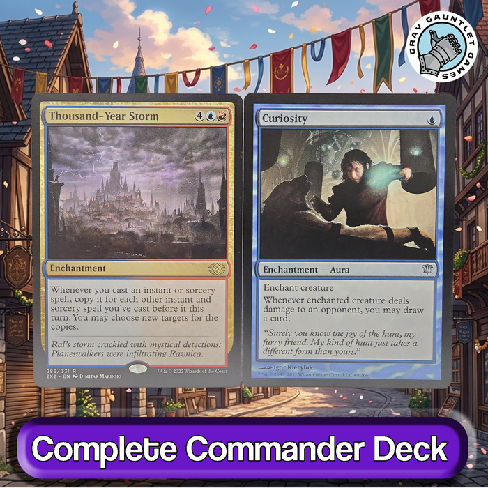 Vivi Ornitier COMMANDER DECK Spellslinger Tokens Burn MTG Custom Edh Magic